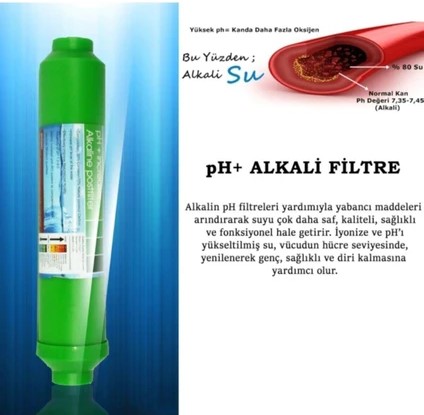 Dişli Yeşil Ph Ve Alkali Filtre - Görsel 4